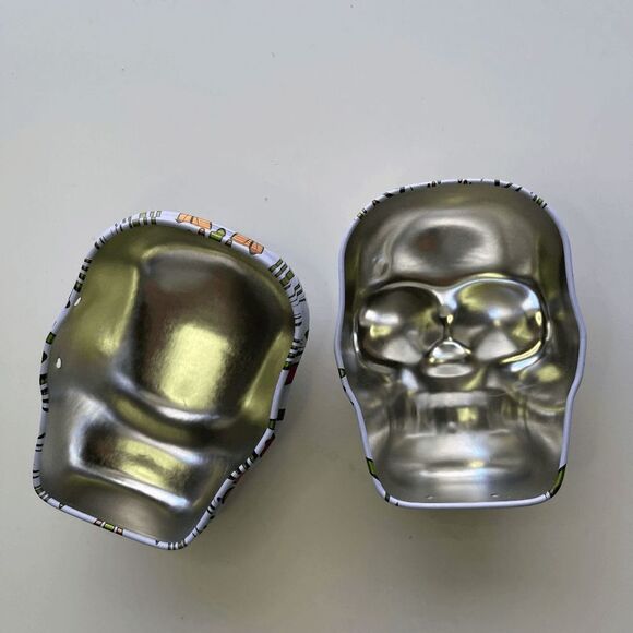 Dia De Los Muertos Day of the Dead Metal Skull Box - Picture 4 of 9